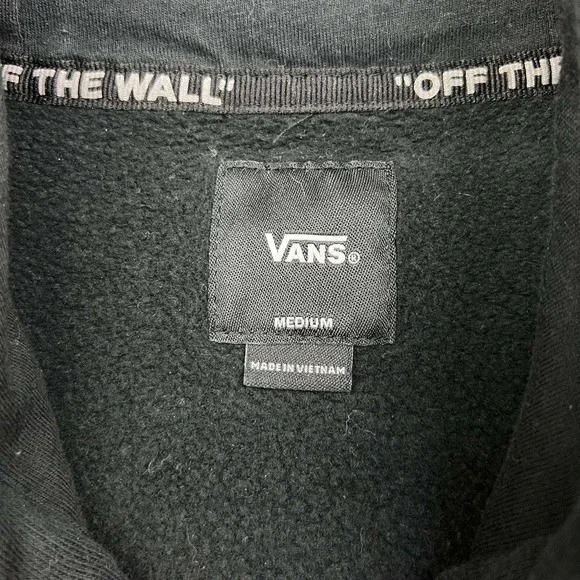 Vans Off The Wall Hoodie Men Medium Graphic Pullover Sweatshirt Long Sleeve - Picture 3 of 7